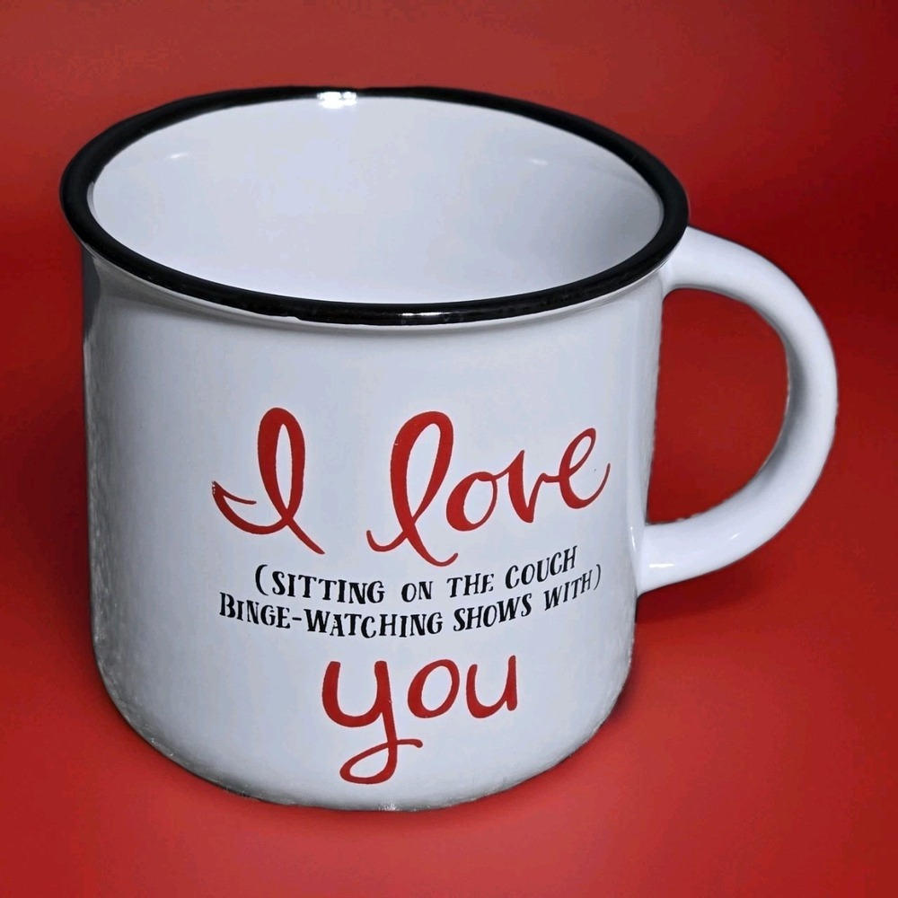 Ganz Coffee Mug I Love(Sitting‎ On Couch Binge-Watching Shows With)You VALENTINE